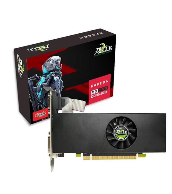 AXLE RX550 PCI-E 4G DDR5 128bit CRT-DVI-HDMI LPEkran Kartı