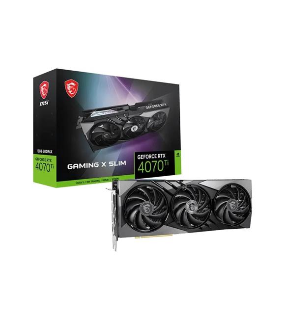 Msı GeForce RTX4070Ti Gaming X Slim 12G 12GB GDDR6X 192Bit DX12 Gaming (Oyuncu) Ekran Kartı