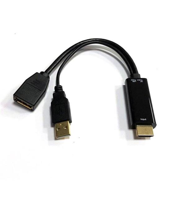 Beek HDMI  -  DisplayPort (DP++) Adaptör, HDMI Tip A Erkek Giriş, DP Dişi Çıkış, DP 1.2 BC-DSP-HA-DP