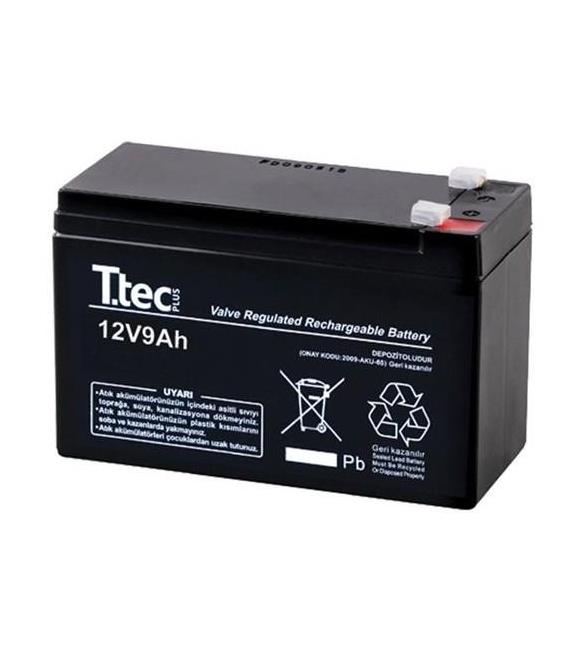 Ttec 12V 9AH Bakımsız Kuru Akü