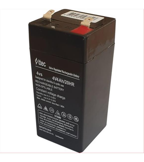 Ttec 4V 4Ah Bakımsız Kuru Akü