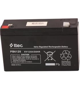 Ttec 6V 12AH Bakımsız Kuru Akü