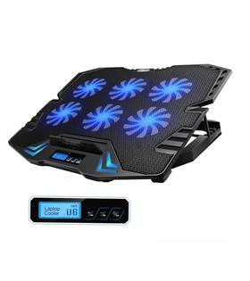 Frisby FNC-5235ST GS6 Notebook Soğutucu (6xFan) LCD Kontrol Panel Metal Izgara 5 Kademeli Yükseklik