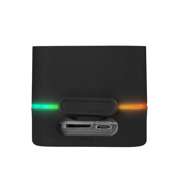 Mikado MD-18BT Siyah DC 5V-USB TF Kartlı Bluetoothlu Led Işklı Şarjlı Speaker