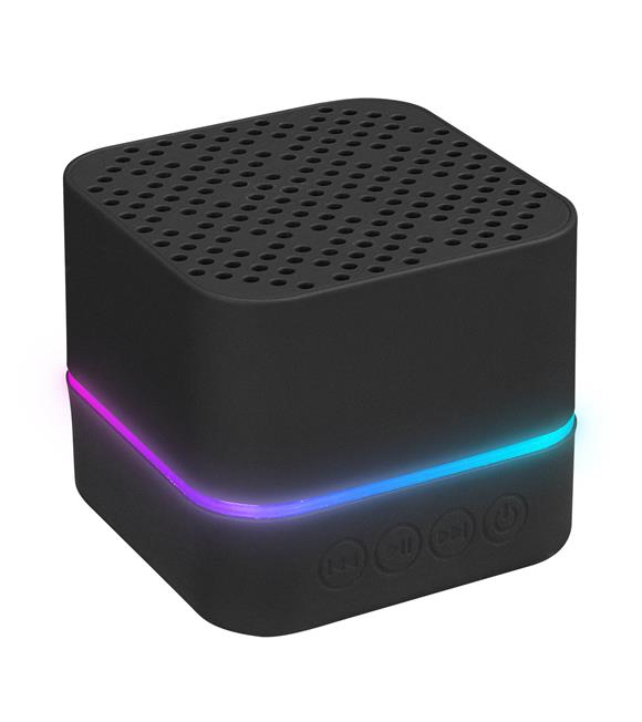 Mikado MD-18BT Siyah DC 5V-USB TF Kartlı Bluetoothlu Led Işklı Şarjlı Speaker