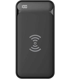 S-link IP-217W 10000mAh Powerbank 2 Usb Port Siyah Kablosuz LCD Ekranlı Taşınabilir Pil Şarj Cihazı