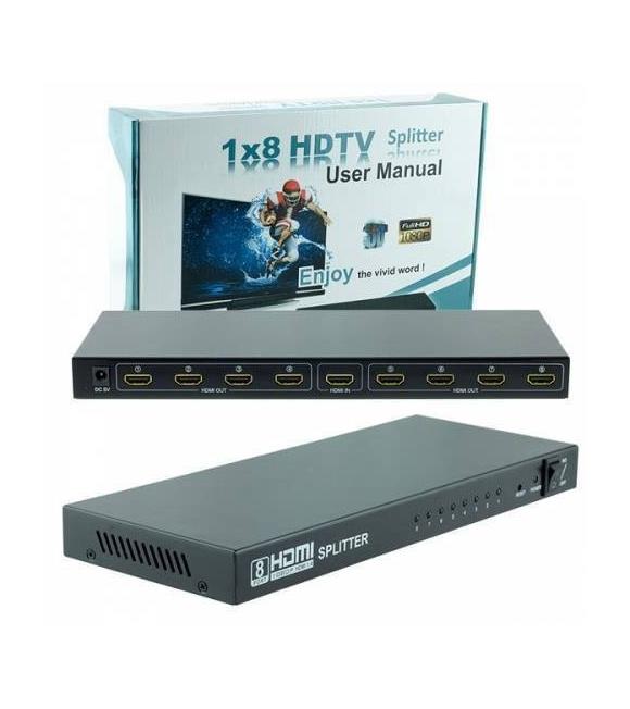 Nova HDMI 1-8 Splitter 1 Giriş 8 Çıkış