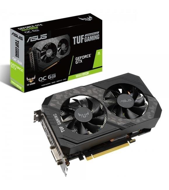 ASUS TUF Gaming TUF-GTX1660S-O6G-GAMING NVIDIA GeForce GTX 1660 SUPER 6 GB GDDR6 Ekran Kartı