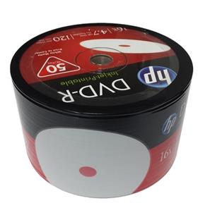 Hp DVD-R 4,7gb-120min 16x 50 li Shrink Printable
