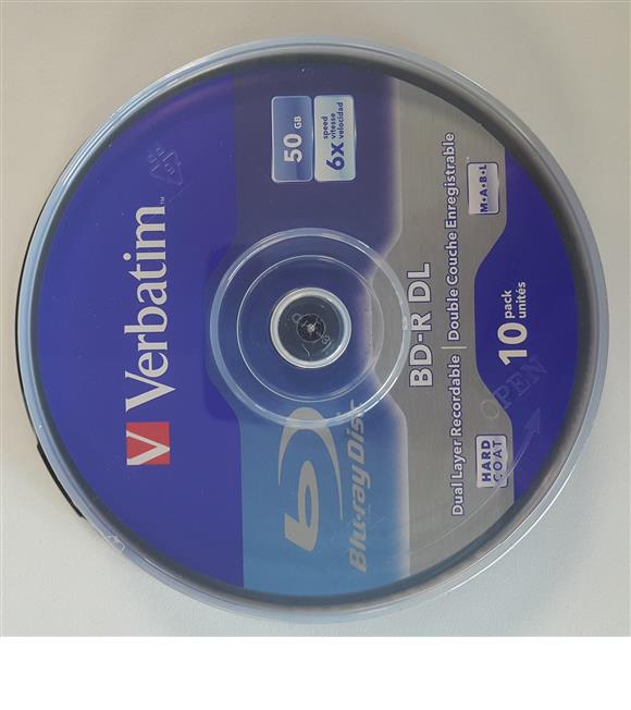 Verbatim BD-R DL 10LU Blu-ray 50GB 6X