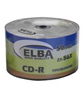 Elba CD-R 700MB-80MIN 56x 50li Shrink