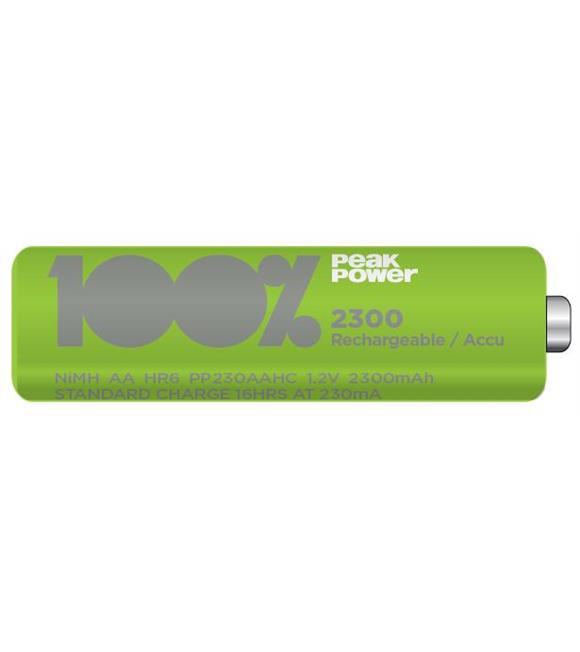 Peak Power AA Boy Kalem Pil Şarjlı 2300mAh 4