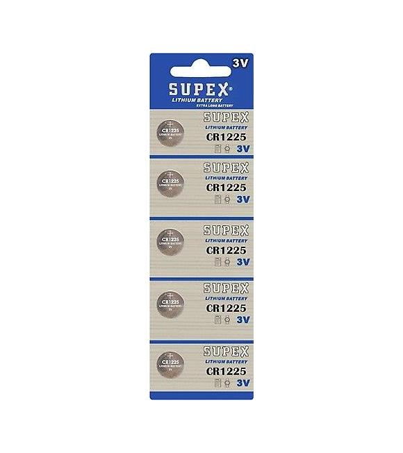 Supex CR1225-C5 3V Lityum Düğme Pil 5