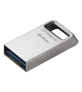 Kingston DTMC3G2-64GB DataTraveler Micro 200MB-s Metal USB 3.2 Gen 1 Flash Bellek