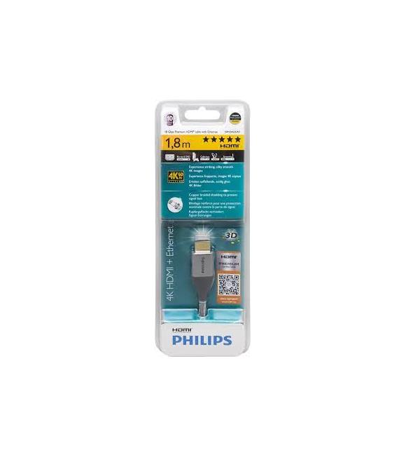 Philips SWV3452S-10 1.8 Metre 4K Premium HDMI Smart Kablo_1