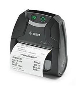Zebra ZQ320 Mobil Etiket ve Fiş Yazıcı Bluetooth 3" 203 Dpı IP54. (iMZ320 Yerine) Şarj Kablosu Dahil