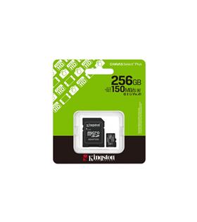 Kingston SDCS3-256GB 256GB microSDXC Canvas Select Plus Gen3 150MB-s A1 Card + Adapter Hafıza Kartı