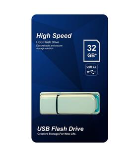 Elba 32GB Plastik Beyaz-Mavi 2.0 USB Flash Bellek