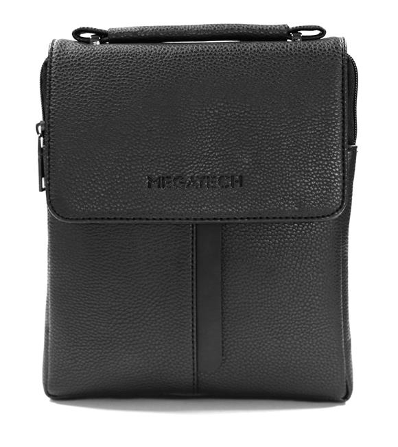 Megatech yüzde 100 Deri Class Yarım Kapaklı Orta Boy Çanta