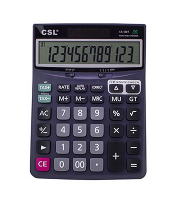 CSL CS-130T 12 Hane Masa Tipi İşlem Kontrollü Hesap Makinesi