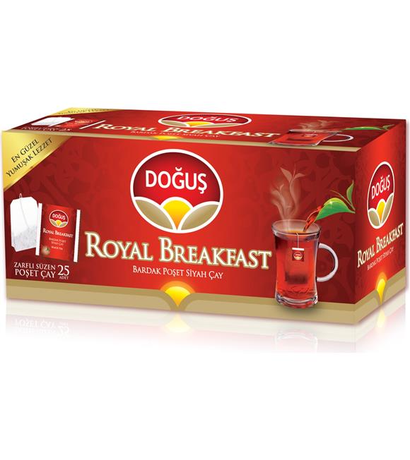 Doğuş Royal Breakfast Süzen Poşet Çay 25x2 gr