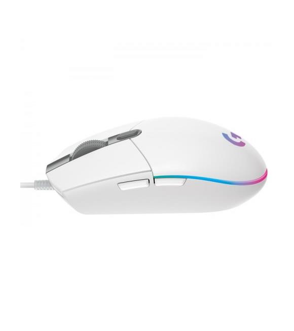 Logitech 910-005824 G102 LightSync Beyaz 8000DPI 6 Tuş Optik RGB White Kablolu Gaming (Oyuncu) Mouse_3