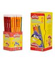 Play-Doh Kurşun Kalem Renkli Üçgen 72 Li Stand PLAY-KK006