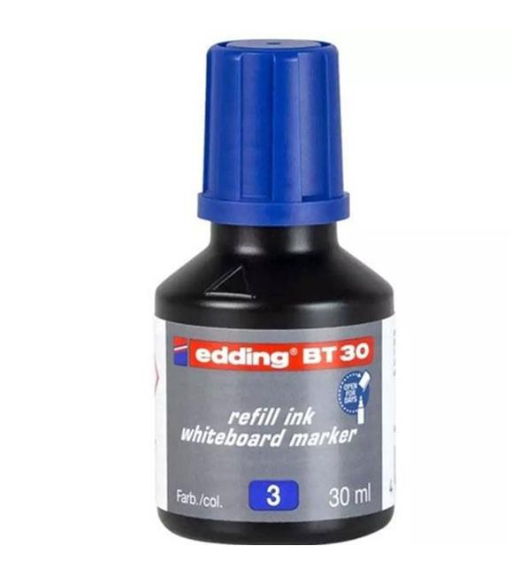 Edding Tahta Kalem Mürekkebi Damlalıklı Ekonomik 30 ML Mavi 2 Li BT30