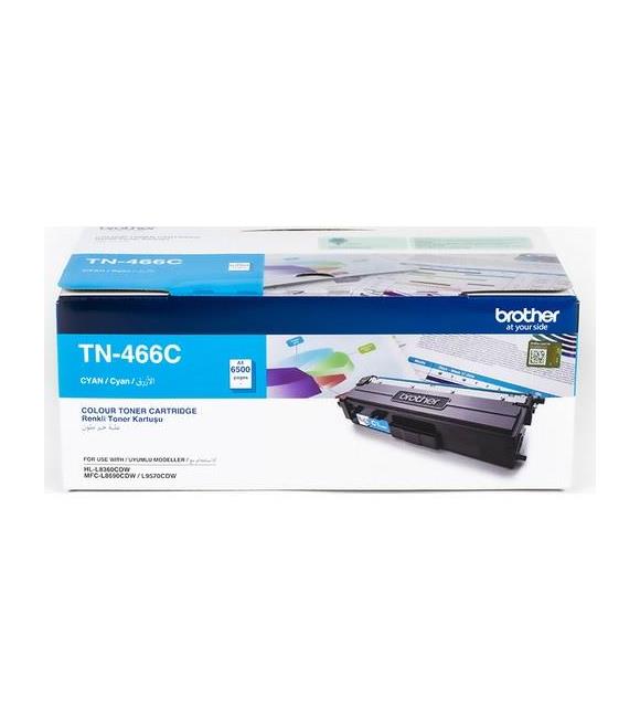 Brother TN-466C 6.500 Sayfa Cyan Mavi Toner HL-8360 MFC-8690