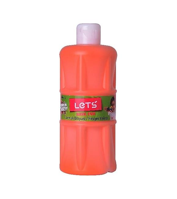 Lets Guaj Boya 500 ML Plastik Turuncu L-5102