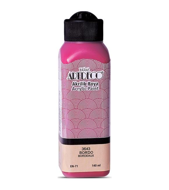 Artdeco Akrilik Boya 140 ML Bordo 070R-3643