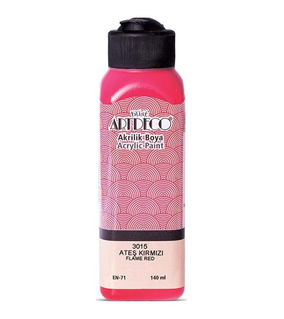 Artdeco Akrilik Boya 140 ML Ateş Kırmızı 070R-3015