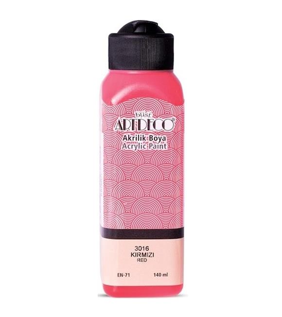 Artdeco Akrilik Boya 140 ML Kırmızı Y-070R-3016