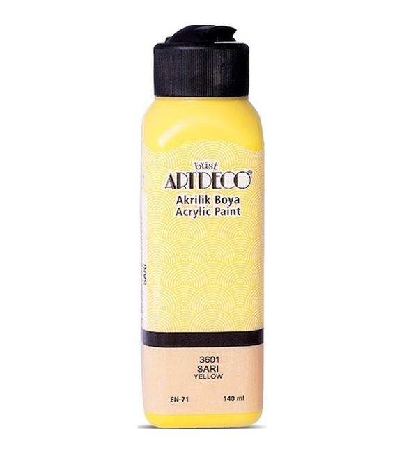 Artdeco Akrilik Boya 140 ML Sarı 070R-3601