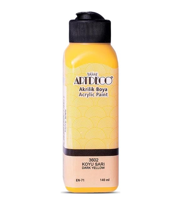 Artdeco Akrilik Boya 140 ML Koyu Sarı 070R-3602