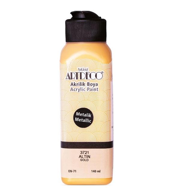 Artdeco Akrilik Boya 140 ML Metalik Altın 071R-3721