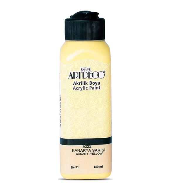 Artdeco Akrilik Boya 140 ML Kanarya Sarısı 070R-3032