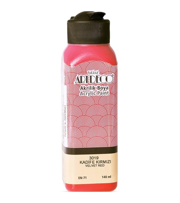 Artdeco Akrilik Boya 140 ML Kadife Kırmızı 070R-3019