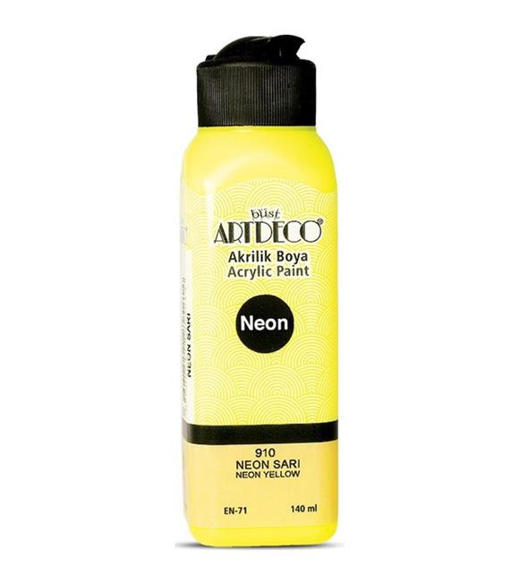 Artdeco Akrilik Boya 140 ML Fosforlu Sarı 070R-910