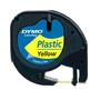 Dymo Letratag Şerit Plastik 12 MMx4 MT Sarı 91202