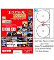 Tanex Cd Etiketi Laser-Copy-Inkjet 100 YP 117 MM TW-3117