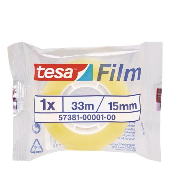 Tesa Film Standart Şeffaf 33x15 57381