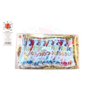 Nedi Paket Süs Takım Doğum Günü Şeffaf Kutulu Büyük Set 10391