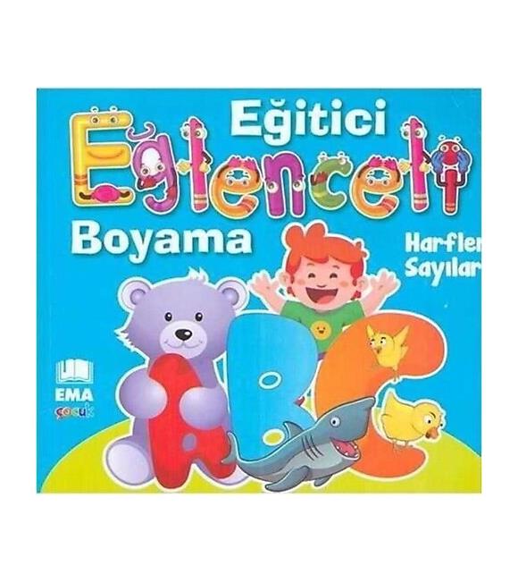 Ema Eğitici Eğl.Boyama-Harfler-Sayılar/Emaçocuk