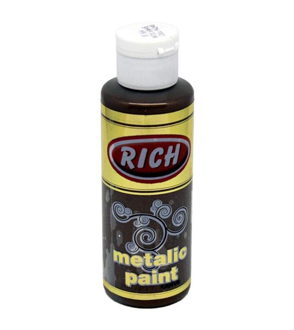 Rich Akrilik Boya Metalik 120 CC Antik Kahve 0864