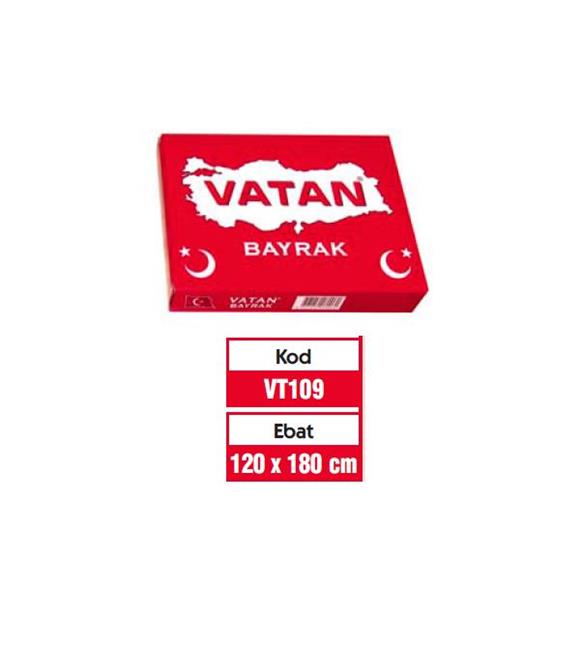 Vatan Türk Bayrağı 120x180 VT109