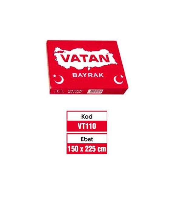 Vatan Türk Bayrağı 150x225 VT110