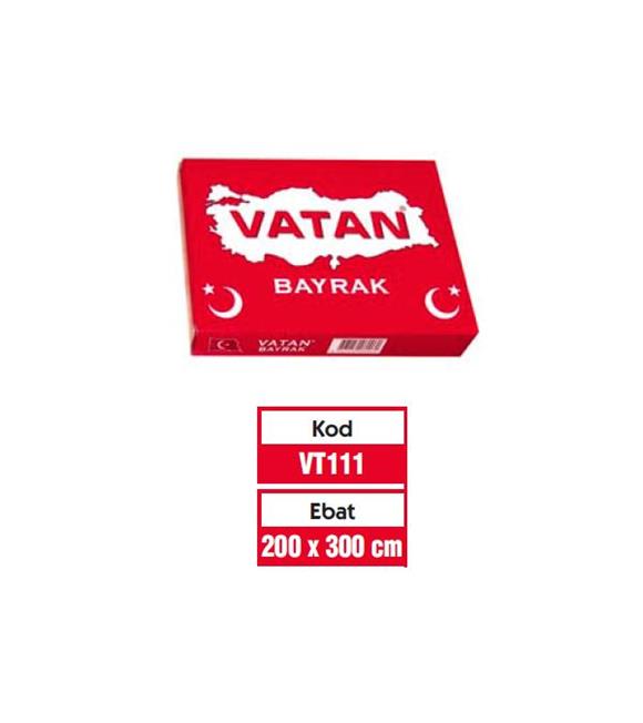 Vatan Türk Bayrağı 200x300 VT111