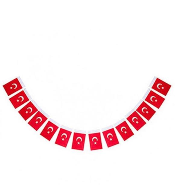 Vatan Kağıt Bayrak Türk İpli 50 Lİ Küçük VT805