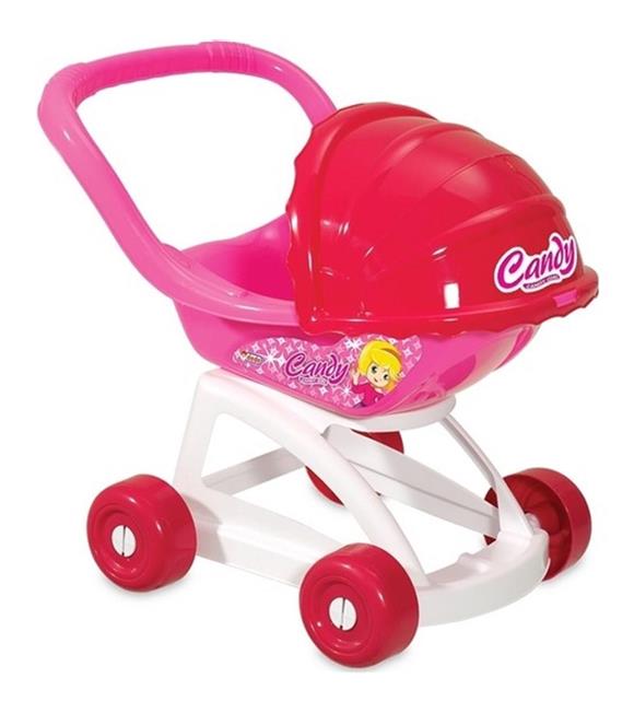 Dede Oyuncak Candy & Ken Tenteli Bebek Arabası 01370